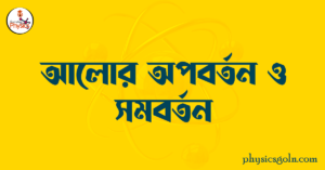 আলোর অপবর্তন ও সমবর্তন